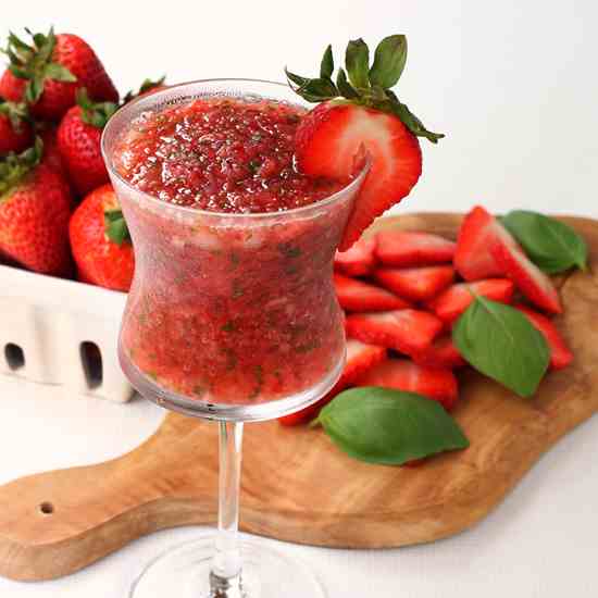 Strawberry Basil Margarita