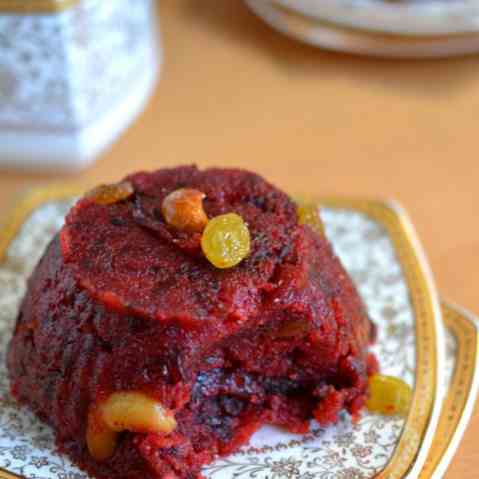 Beetroot Sooji (Semolina) Halwa