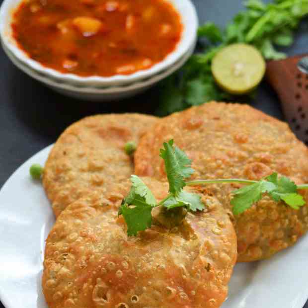 Matar Kachori | Peas Kachori