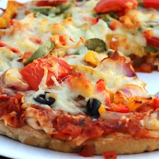 Veggies and Cheese Overload Pizza