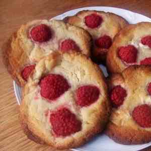 White Chocolate Raspberry Cookies