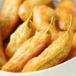 Beer-battered Sage Leaves