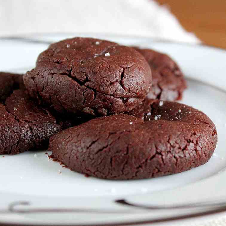 Chocolate Salted Caramel Cookies