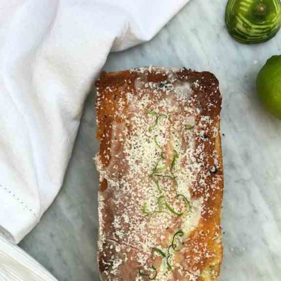 Lime Drizzle Cake with Coconut