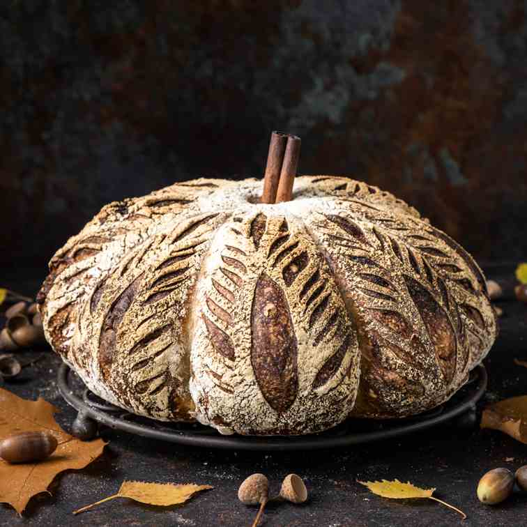 Pumpkin Sourdough Bread