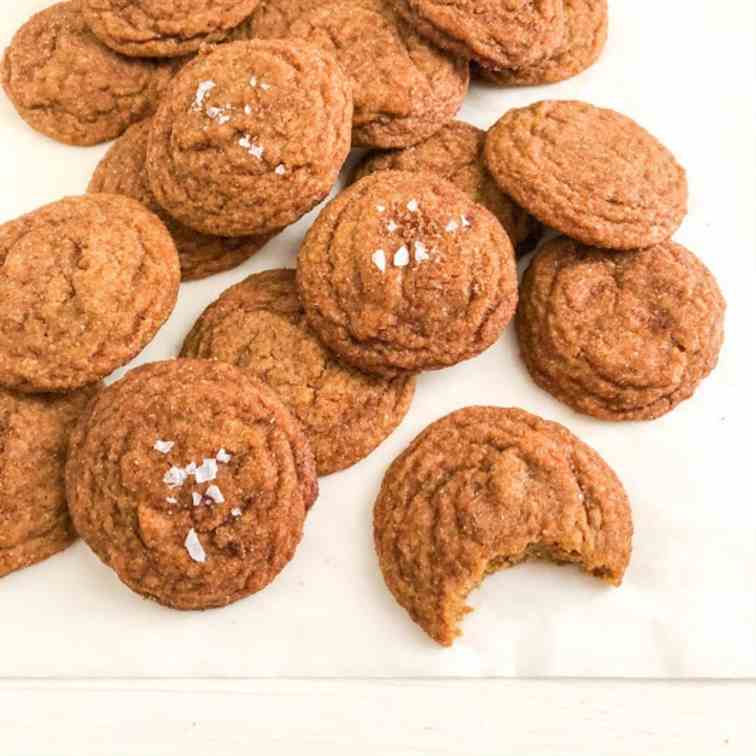 Chewy Brown Butter Pumpkin Cookies