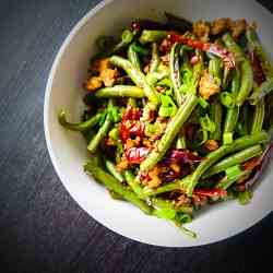 Spicy Green Beans w/ Ground Turkey