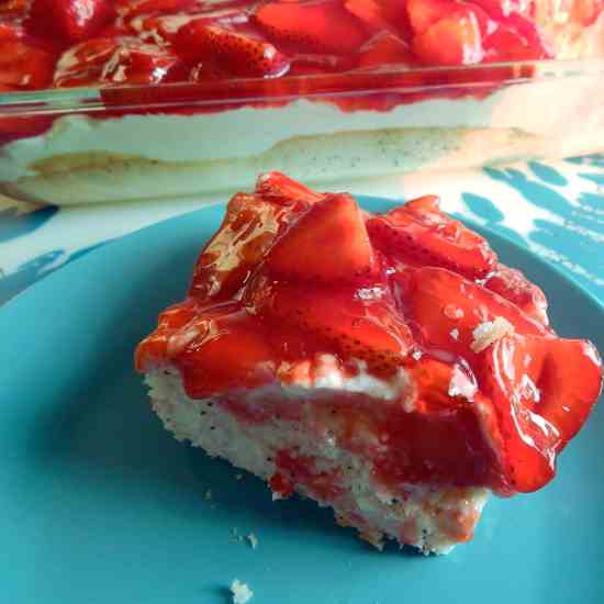 Strawberry Poppyseed Cake