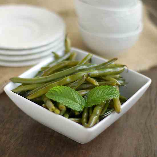 Minted Green Beans