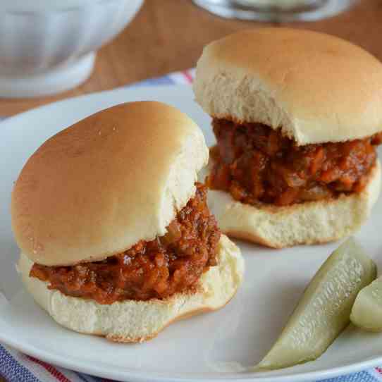 Sloppy Joe Sliders