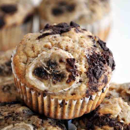 Whole Wheat Banana Muffins