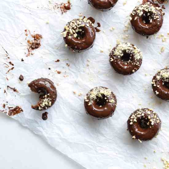 Chocolate - Pistachio Buckwheat Mini Donut