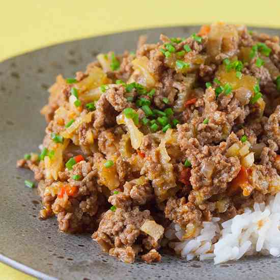 Mexican beef casserole