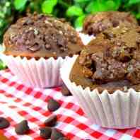 Chocolate Chocolate Chip Muffins