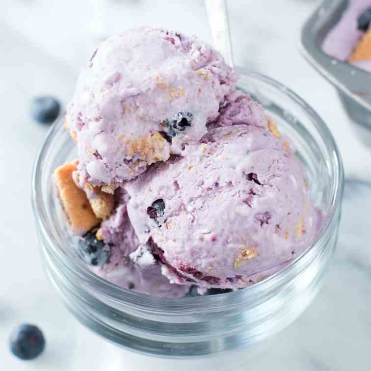 Blueberry Cheesecake Ice Cream