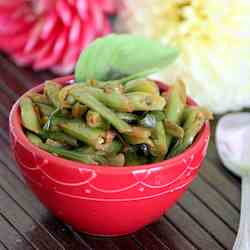 Flavourful green beans