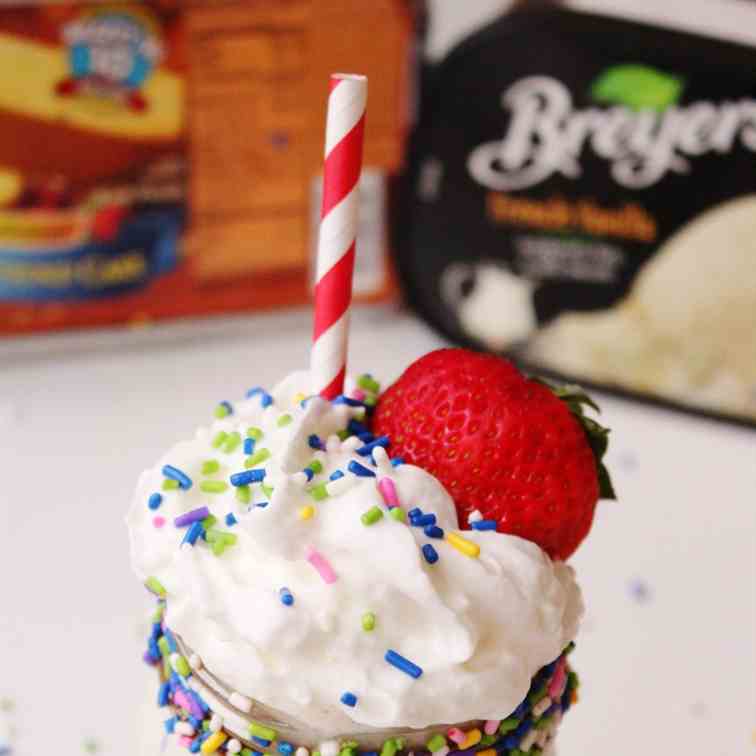 Birthday Cake milkshake