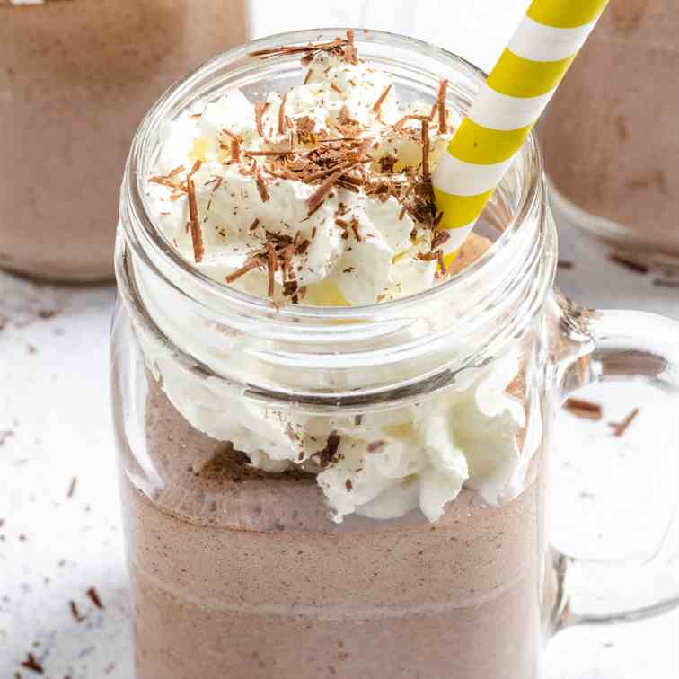 Keto Chocolate Almond Protein Shake