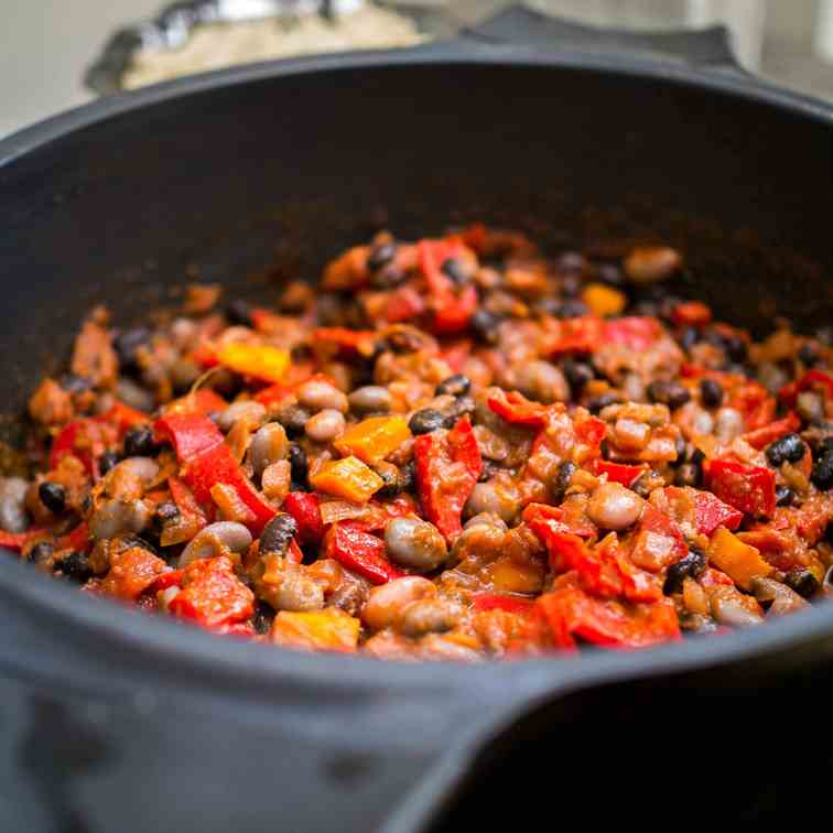 Black Bean Chili Sin Carne