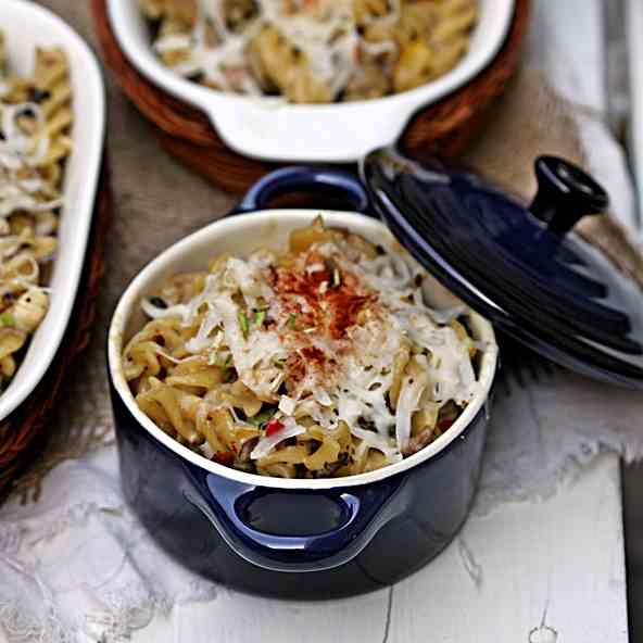 Creamy Chicken Pasta Bake