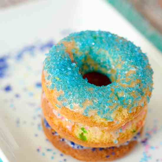 Gluten Free Funfetti Cake Donuts