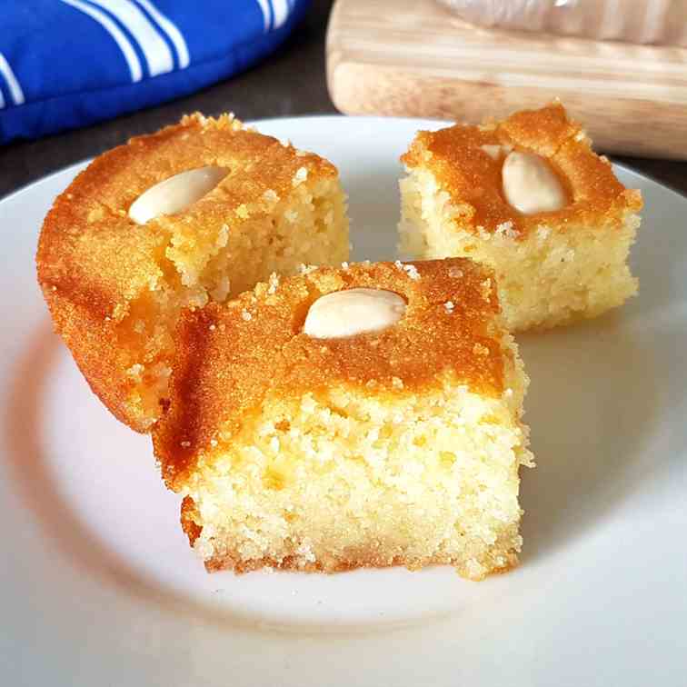 Halva Semolina Cake