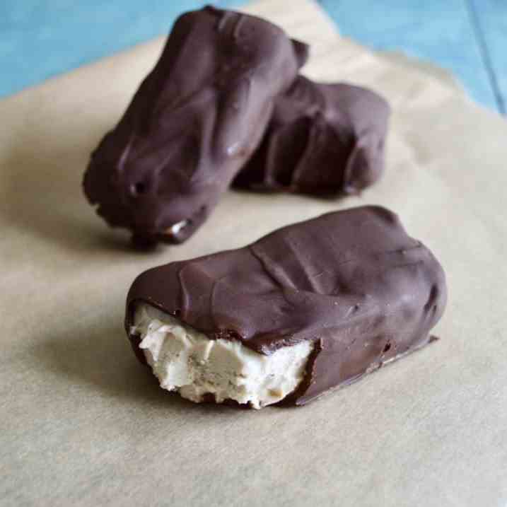 Banana PB Choc Ices