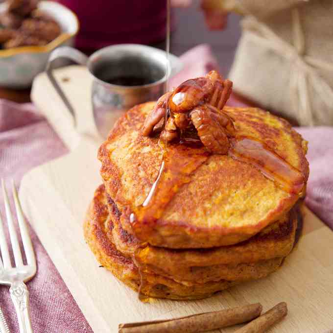 Pumpkin Buttermilk Pancakes