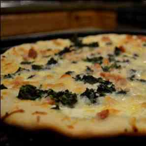 Pancetta and Spinach White Pizza