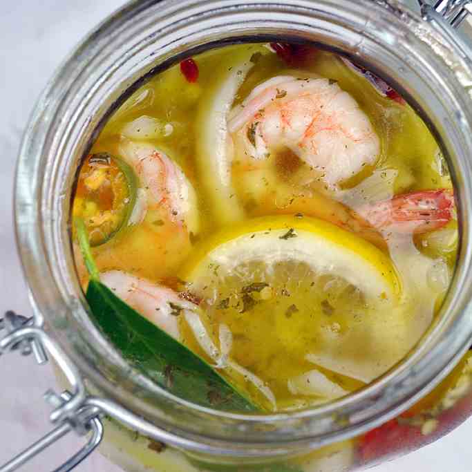 Spicy Pickled Shrimp