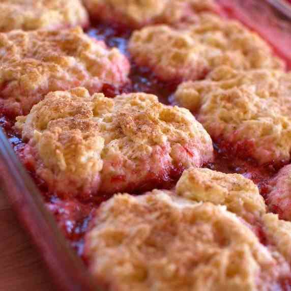 Strawberry Rhubarb "Puffs"