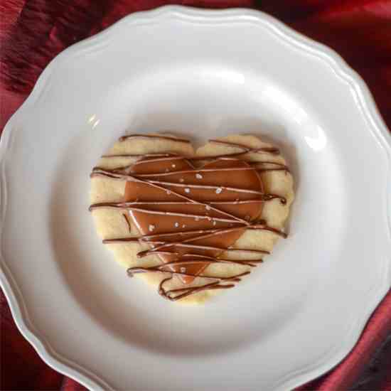 Salted Caramel Chocolate Shortbread