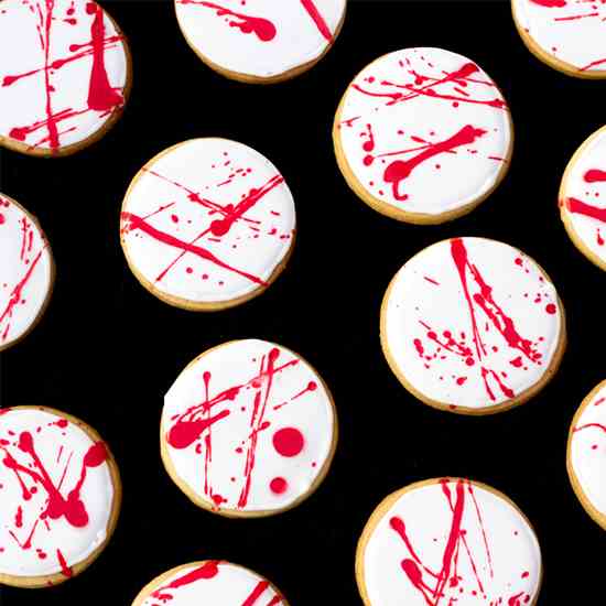 Blood Spatter Cookies