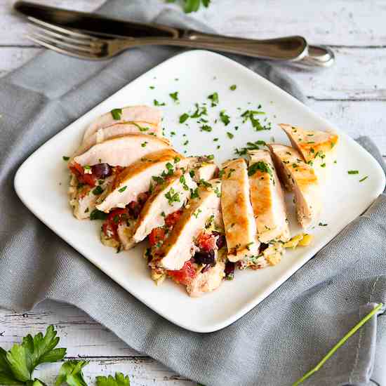 Antipasto Stuffed Chicken Breasts