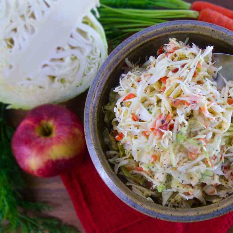 Tangy - Slightly Sweet Coleslaw