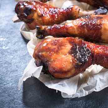 Oh So Easy Honeyed Chicken Drumsticks