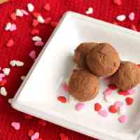 Silky Dark Chocolate Truffles