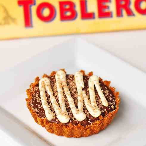 Toblerone truffle tart