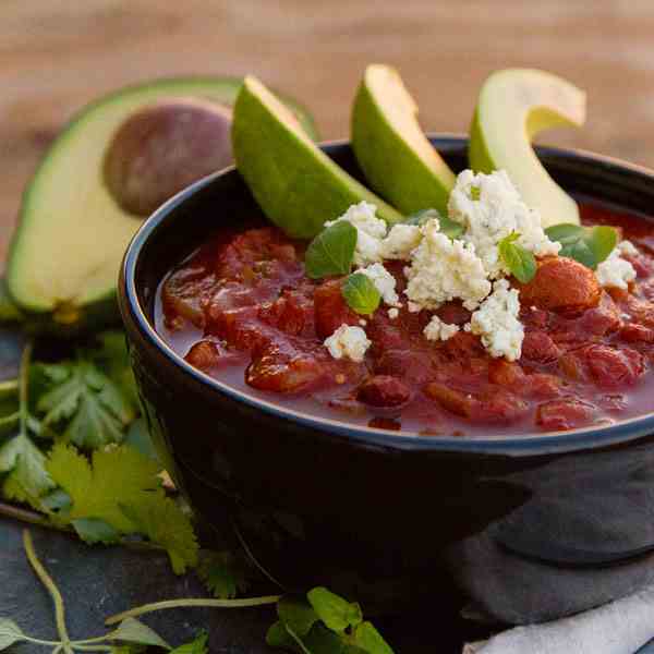 Smoky Black Bean Chili