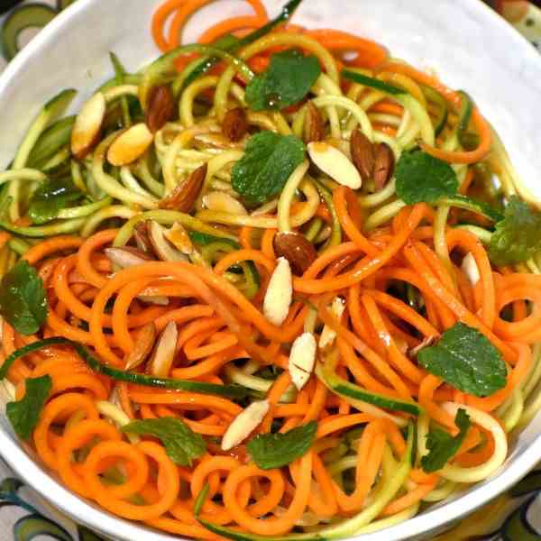 Zucchini Carrot Salad with Catalina 