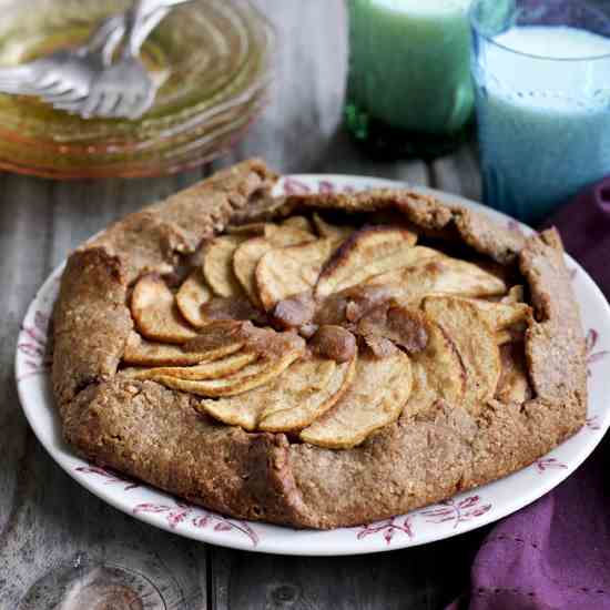 Apple Almond Galette