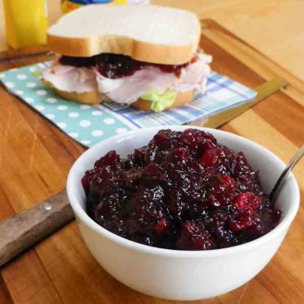 Ruby Port Cranberry Sauce