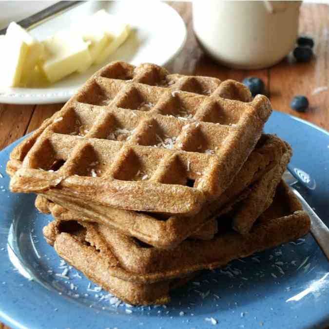 Paleo Coconut Flour Waffles