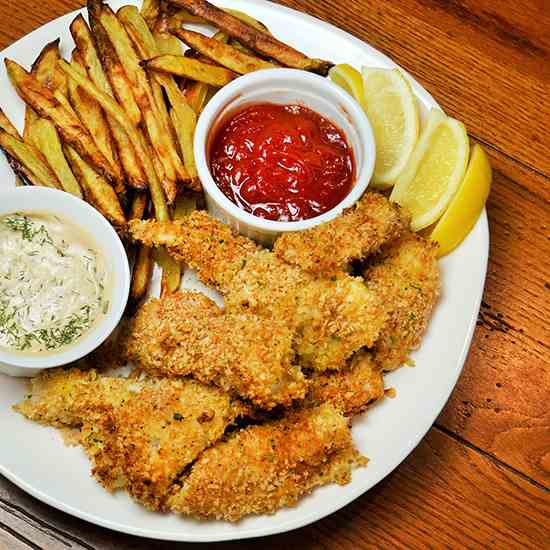 Baked Fish and Chips