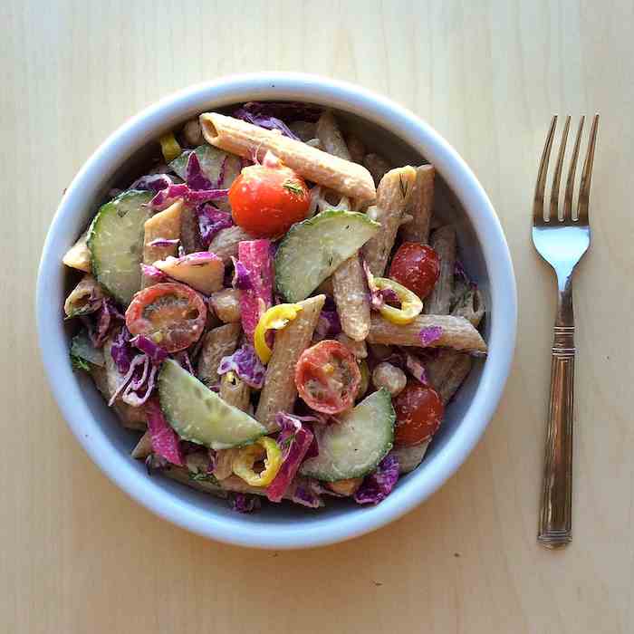 Middle Eastern-Inspired Pasta Salad