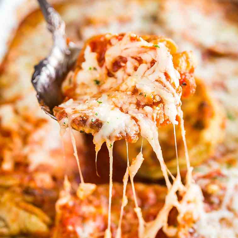 Grandma's Baked Eggplant Parmesan