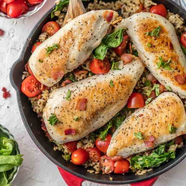BLT Chicken - Rice