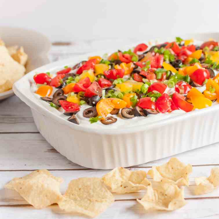 Seven Layer Taco Dip