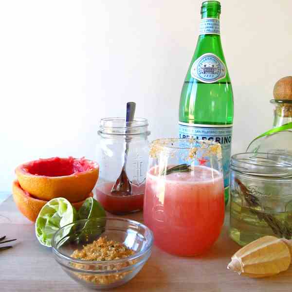 Rosemary Grapefruit Margarita