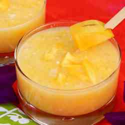 Tapioca & Mangoes with Almond Milk